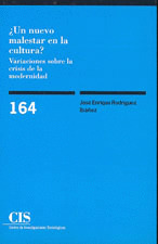 CIS,164. UN NUEVO MALESTAR CULTURA