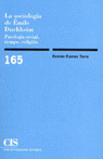 CIS,165 SOCIOLOGIA EMILE DURKHEIM