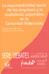 RESPONSABILIDAD SOCIAL DE LAS EMPRESAS Y LA CIUDADANIA CORPORATIVA EN LA COMUNITAT VALENCIANA, LA