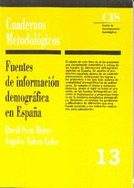 CUADERNOS METODOL.13 FUENTES INFORMACION