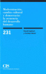 CIS,231 MODERNIZACION CAMBIO CULTURAL