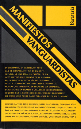 MANIFIESTOS VANGUARDISTAS