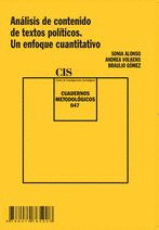 ANÁLIISIS DE CONTENIDOS DE TEXTOS POLÍTICOS