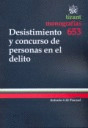 DESESTIMIENTO Y CONCURSO DE PERSONAS EN EL DELITO