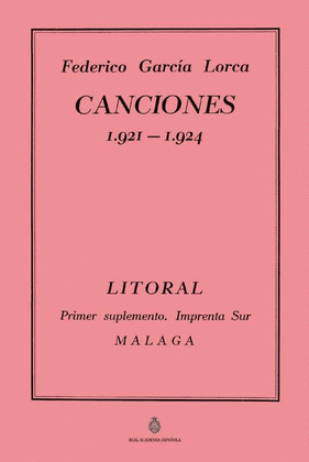 CANCIONES (1921-1924)