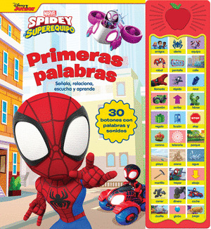 PRIMERAS PALABRA SPIDEY 30 BOTONES CON VOZ Y SONID