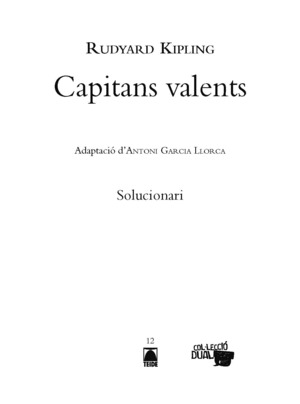 GUIA DIDACTICA. CAPITANS VALENTS - COL·LECCIO DUAL