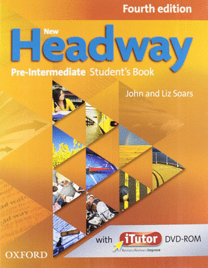 PACK. NEW HEADWAY PRE-INTERMEDIATE,.4TH. EDITON. WITH ITUTOR. WITHOUT KEY