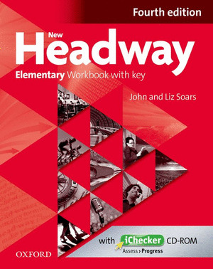 NEW HEADWAY ELEMENTARY: WORKBOOK AND ICHECKER WITH KEY 4TH EDITION
