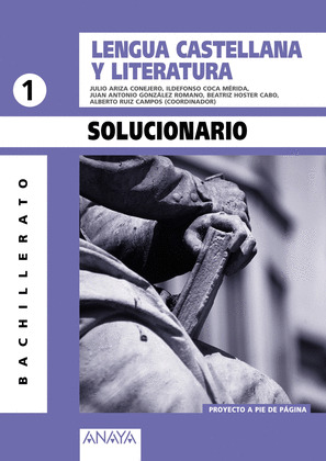 LENGUA CASTELLANA Y LITERATURA 1. SOLUCIONARIO