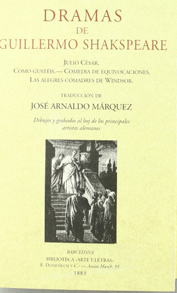 DRAMAS DE GUILLERMO SHAKSPEARE (FACSIMIL)