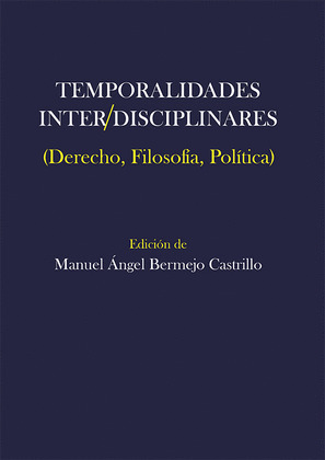 TEMPORALIDADES INTER/DISCIPLINARES