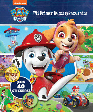 BUSCA Y ENCUENTRA CON PEGATINAS PAW PATROL