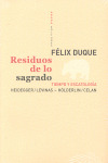 RESIDUOS DE LO SAGRADO