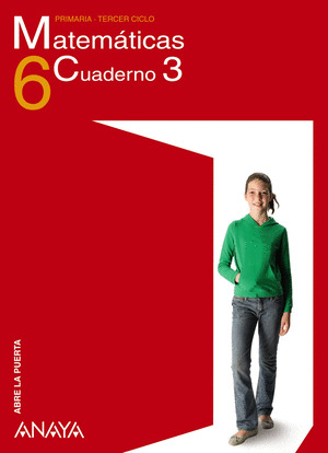 MATEMATICAS 6º PRIMARIA. CUADERNO 3.