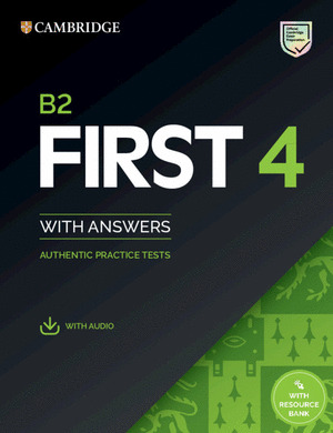 B2 FIRST 4 STUDENTŽS BOOK (+KEY+AUDIO+BANK) 2020