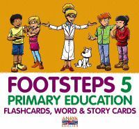 FOOTSTEPS 5. FLASHCARDS & STORY CARDS.