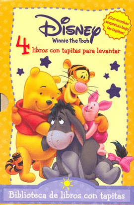 BIBLIOTECA DE LIBROS CON TAPITAS.(4 LIBROS)/WINNIE THE POOH
