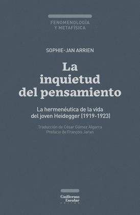 INQUIETUD DEL PENSAMIENTO, LA