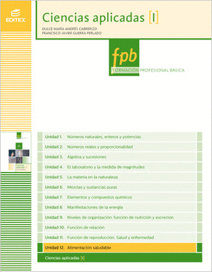 ALIMENTACION SALUDABLE (CIENCIAS APLICADAS I)