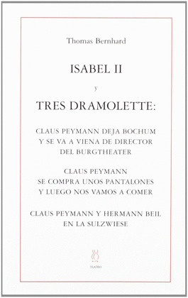 ISABEL II Y TRES DRAMOLETTE
