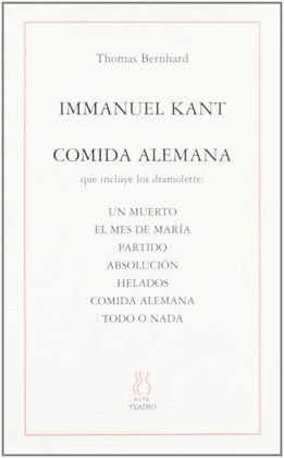 IMMANUEL KANT Y COMIDA ALEMANA