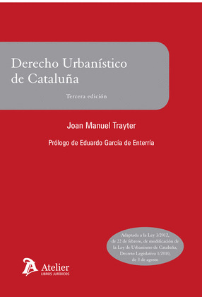 DERECHO URBANÍSTICO DE CATALUÑA.