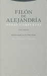 OBRAS COMPLETAS, VOLUMEN II (FILON DE ALEJANDRIA)