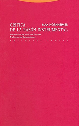 CRÍTICA DE LA RAZÓN INSTRUMENTAL
