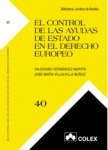 CONTROL AYUDAS ESTADO DERECHO EUROPEO