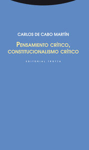 PENSAMIENTO CRITICO, CONSTITUCIONALISMO CRITICO