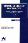 ** TEMARIO DCHO. PROCESAL CIVIL, 2