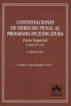 CONTESTACIONES DE DERECHO PENAL AL PROGRAMA DE JUDICATURA. PARTE ESPECIAL