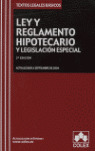 LEY REGLAMENTO HIPOTECARIO 3º2004 TLB