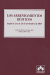 ARRENDAMIENTOS RUSTICOS SEGUN LEY 26/11/2003