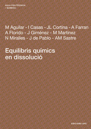 EQUILIBRIS QUÍMICS EN DISSOLUCIÓ