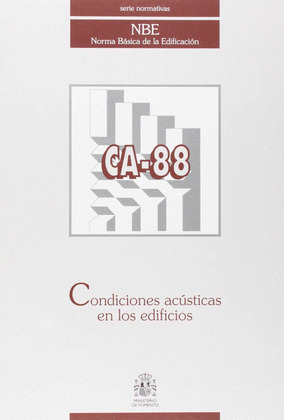 CA-88, CONDICIONES ACUSTICAS EN LOS EDIFICIOS
