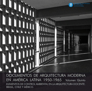 ELEMENTOS DE CONTROL AMBIENTAL EN LA ARQUITECTURA DOCENTE