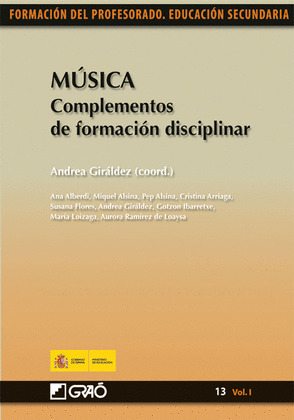 MUSICA. COMPLEMENTOS DE FORMACIONDISCIPLINAR