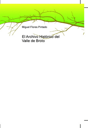 EL ARCHIVO HISTORICO DEL VALLE DE BROTO
