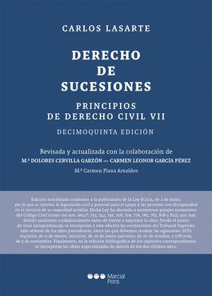 PRINCIPIOS DE DERECHO CIVIL.VII.SUCESIONES 2021