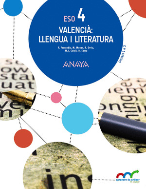 VALENCIÀ: LLENGUA I LITERATURA 4.