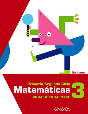 MATEMATICAS 3º PRIMARIA, EN LINEA (3 TRIMESTRES)
