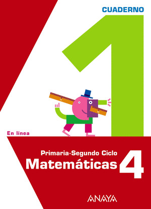EN LÍNEA, MATEMÁTICAS, 4º PRIMARIA. CUADERNO 1