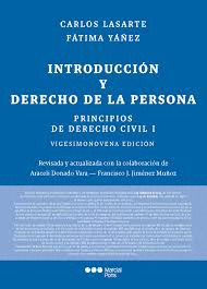 PRINCIPIOS DE DERECHO CIVIL I. INTRODUCCIÓN Y DERECHO DE LA PERSONA