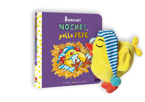 PACK ESTUCHE POLLO PEPE SE VA A DORMIR (LIBRO BUENAS NOCHES, POLLO PEPE + PELUCHE)