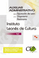 TEST OPOSICIONES AUXILIAR ADMINISTRATIVO DE LA DIPUTACIÓN DE LEÓN Y SU ORGANISMO