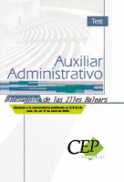 TEST OPOSICIONES AUXILIAR ADMINISTRATIVO UNIVERSIDAD DE LAS ILLES BALEARS