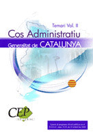 TEMARI  VOL II. OPOSICIONS COS ADMINISTRATIU. GENERALITAT DE CATALUNYA