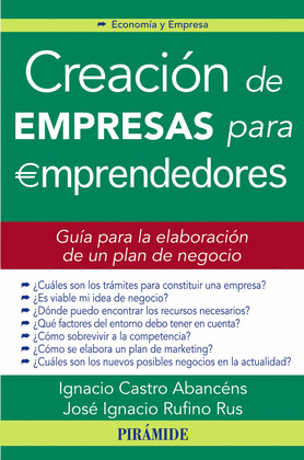 CREACIÓN DE EMPRESAS PARA EMPRENDEDORES